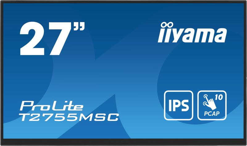 27'' iiyama T2755MSC-B1: IPS, FHD, PCAP, Webcam