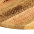 vidaXL Stolová doska Ø 90x2,5 cm okrúhla masívny surový mangovník
