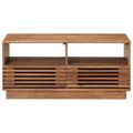 vidaXL Ručne vyrobený konferenčný stôl Teak hnedá 85 x 45,5 x 40 cm