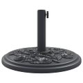 vidaXL Podstavec pod slnečník pre Ø38/48 mm tyče 12 kg kruh