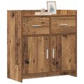 vidaXL Servírovacia skriňa Staré drevo 75 x 36 x 80 cm