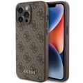 Puzdro Guess pre iPhone 15 Pro Max 6,7" GUHCP15XG4GFBR hnedé HC PU 4G Metal Logo