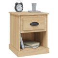 vidaXL Nočný stolík dub sonoma 39x39x47,5 cm spracované drevo