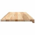 vidaXL Okenný parapet 2 ks 100x40x2 cm neošetrený dubový masív