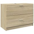 vidaXL Skrinka pod umývadlo dub sonoma 78x37x59 cm kompozitné drevo
