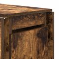 vidaXL Jedálenský stôl 140 x 80 x 77 cm Kompozitné drevo Dymový dub