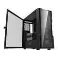DARKFLASH DK431 Sklenená počítačová skriňa (čierna)