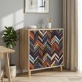 vidaXL Servírovacia skriňa OMMEN Sonoma 69 x 33 x 75 cm