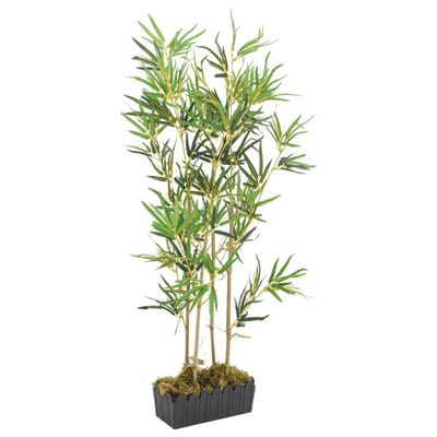 vidaXL Umelý bambusový strom 552 listov 120 cm zelený