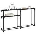 vidaXL Konferenčnýstolík Čierny dub 146 x 22.5 x 75 cm