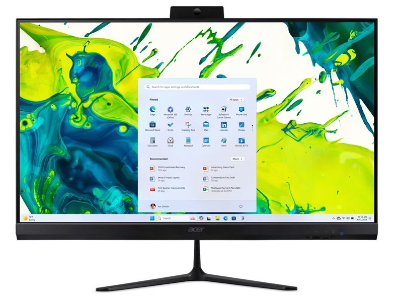 Acer Aspire/C27-2G_LUBR75825U_65W/27''/FHD/R7-5825U/16GB/512GB/AMD int/W11P/Čierna/2R