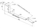 Hlinená FV podpera na plochú strechu JIH 15° + EPDM /1240x327 mm/