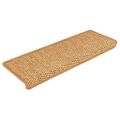 vidaXL Nášľapy na schody vzhľad sisalu 30 ks 65x21x4 cm sisal