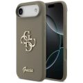 Guess Silicone Big 4G Script puzdro pre iPhone Air hnedá
