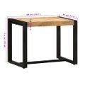 vidaXL Lavica 60x35x45 cm Masívne hrubé drevo Mango