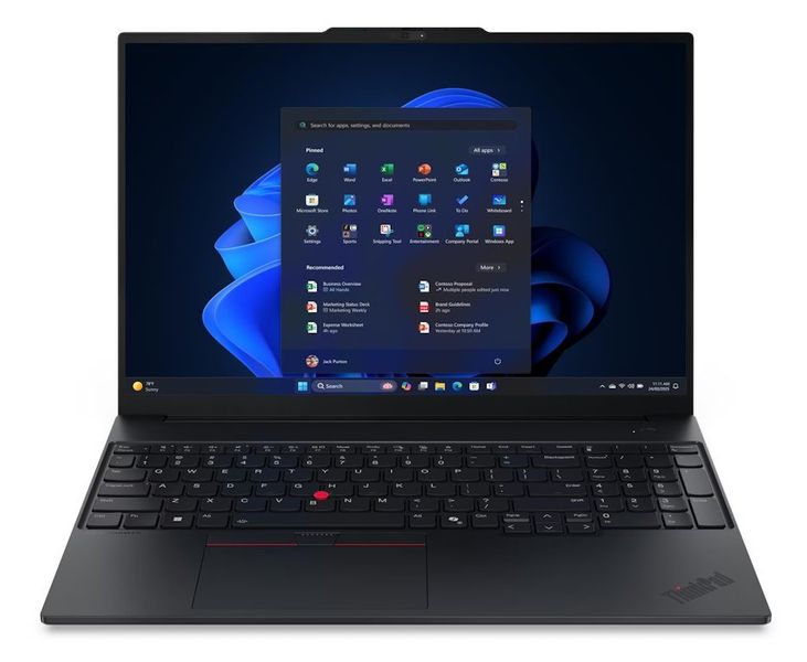 Lenovo E16 Gen 3/ Core 5 210H/ 16GB DDR/ 512GB SSD/ Intel Graphics/ 16"WUXGA,matný/ W11H/ černý Lenovo E16 Gen 3/ Core 5 210H/ 16GB DDR/ 512GB SSD/ Intel Graphics/ 16"WUXGA,matný/ W11H/ cerný