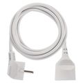 Prodlužovací kabel EMOS P0112 spojka 2m, biely / PVC / 1,5 mm2