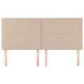 vidaXL Čelo postele Cappuccino 180x5x118/128 cm umelá koža