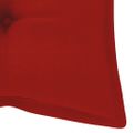 vidaXL Stohovateľná záhradná lavička s podložkou 128,5 cm teakový masív