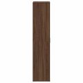 vidaXL Skriňa na topánky 80 x 39 x 178 cm Kompozitné drevo Hnedý dub