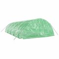 vidaXL Fóliovník s oceľovým rámom zelený 50 m² 10x5x2,3 m