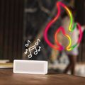 MANTA RGB FLAME, LED Neon plexi dekorácia