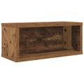 vidaXL Roh na skladovanie CD Dubové drevo 40 x 17 x 17 cm