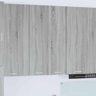 vidaXL Závesná skrinka Sivý Sonoma 60 x 31 x 100 cm Kompozitné drevo