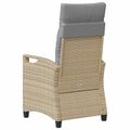 vidaXL Záhradná stolička 2 pcs Beige a svetlo šedá 56 x 60 x 112 cm