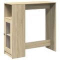 vidaXL Barový stôl s policami dub sonoma 101x40x103,5 cm kompoz. drevo