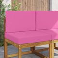 vidaXL Vankúš na vonkajšiu pohovku Polyester Ružová 60 x 60 cm