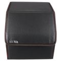Organizér do kufru auta CAR COMPACT LEATHER S, 1 priehradka, skladací, s víkom SIXTOL