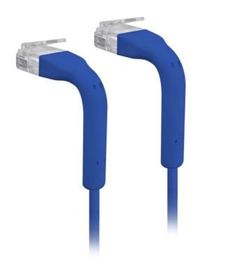 UBNT U-Cable-PATCH-0.3M-RJ45-BL, UniFi Ethernet Patch Kabel, 0,3 m, Cat6, modrý