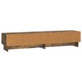 vidaXL TV skrinka 147 x 34,5 x 30 cm Dymový dub Kompozitné drevo