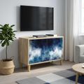 vidaXL TV skrinka RAALTE 69 x 33 x 50 cm Sonoma Kompozitné drevo