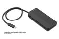 Lenovo USB-C Dual Display Travel Dock (w/ adapter) Dokovací stanice, USB-C, dual 4K displeje, 7 portu, HDMI 2.1, DP 1.4, Gigabit Ethernet, 100W PD, 66% recyklát