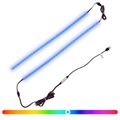 vidaXL LED pás 110 cm Viacfarebný PVC