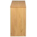 vidaXL Konzolový stolík SAUDA dub 89,5x36,5x73 cm borovicový masív