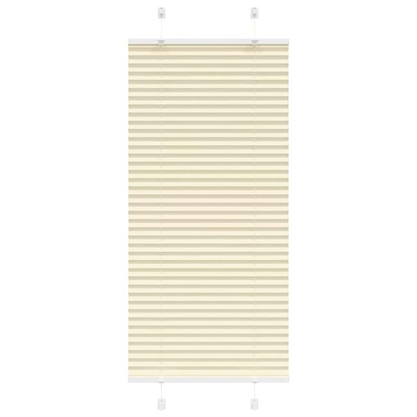 vidaXL plisovaná roleta krémová 60x150 cm Šírka látky 59,4 cm