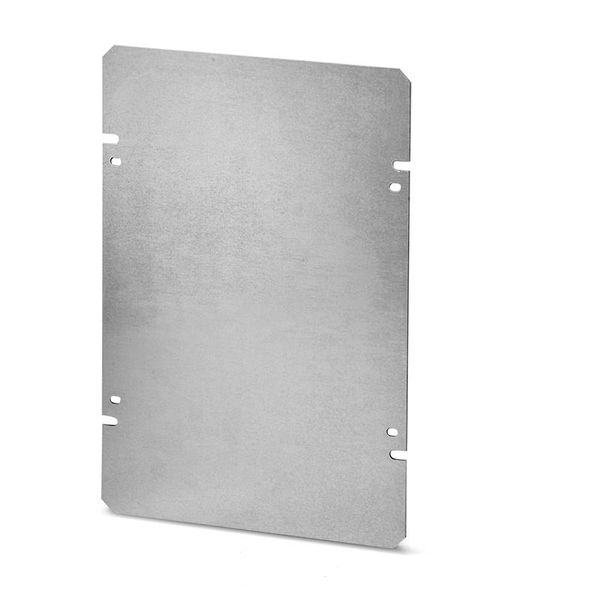 Montážna doska PL-49145 pre skrinky STONE, 455x355 mm, pozinkovaná oceľ