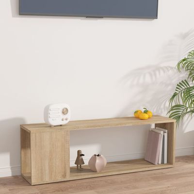 vidaXL TV skrinka, dub sonoma 100x24x32 cm, kompozitné drevo