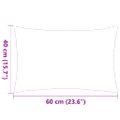 vidaXL Vankúše do exteriéru 4 ks jablkovo zelené 60x40 cm