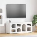 vidaXL TV skrinka ELST 100 x 35 x 40 cm Biela Kompozitné drevo