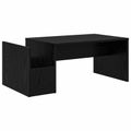 vidaXL Konferenčný stolík Čierny dub 90 x 45 x 35 cm Kompozitné drevo
