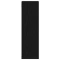 vidaXL Stenná polica 2 ks Čierny dub 50 x 15 x 85 cm Kompozitné drevo