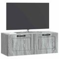 vidaXL Nástenná TV skrinka 78,5 x 31 x 30 cm Sivá sonoma