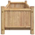 vidaXL Kvetináč 100x30x25 cm bambus