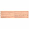 vidaXL Stolová doska svetlohnedá 200x50x(2-6)cm ošetrený masív hrany
