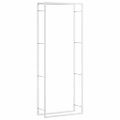 vidaXL Stojan na krbové drevo 80x28x222 cm nehrdzavejúca oceľ