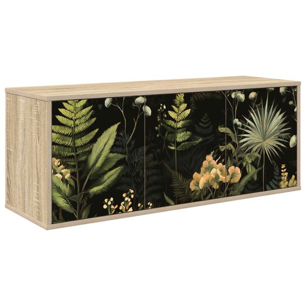 vidaXL Nástenný TV kabinet RHENEN 102 x 33 x 40 cm Dub sonoma